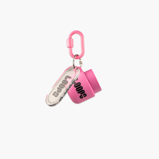 Pink Mini Lip Keychain