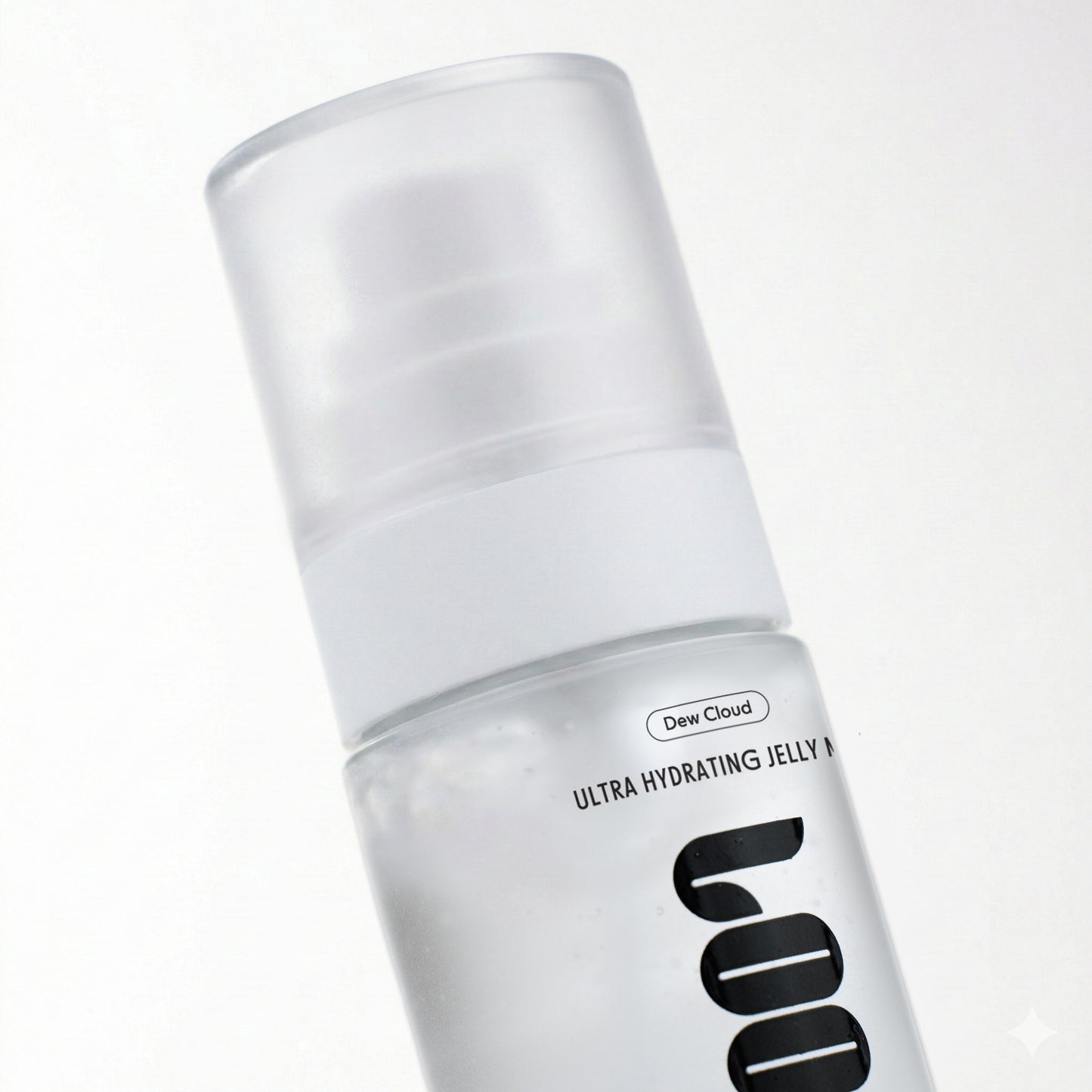 Ultra hydrating jelly bottle with Dew Cloud branding on a white background