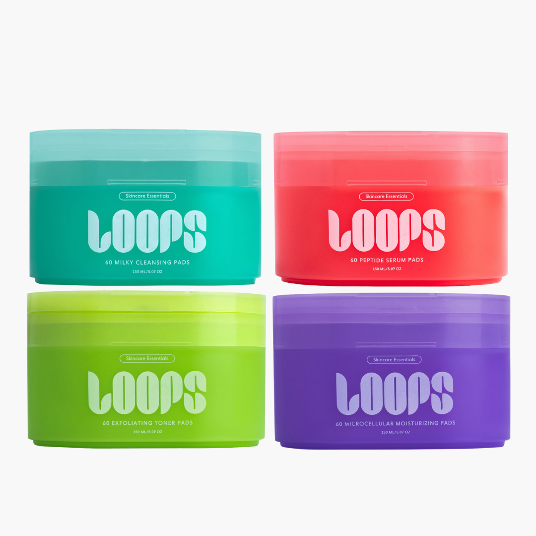 LOOPS 4-Step Essentials | Skincare Pads With Korean Technology – Loops ...