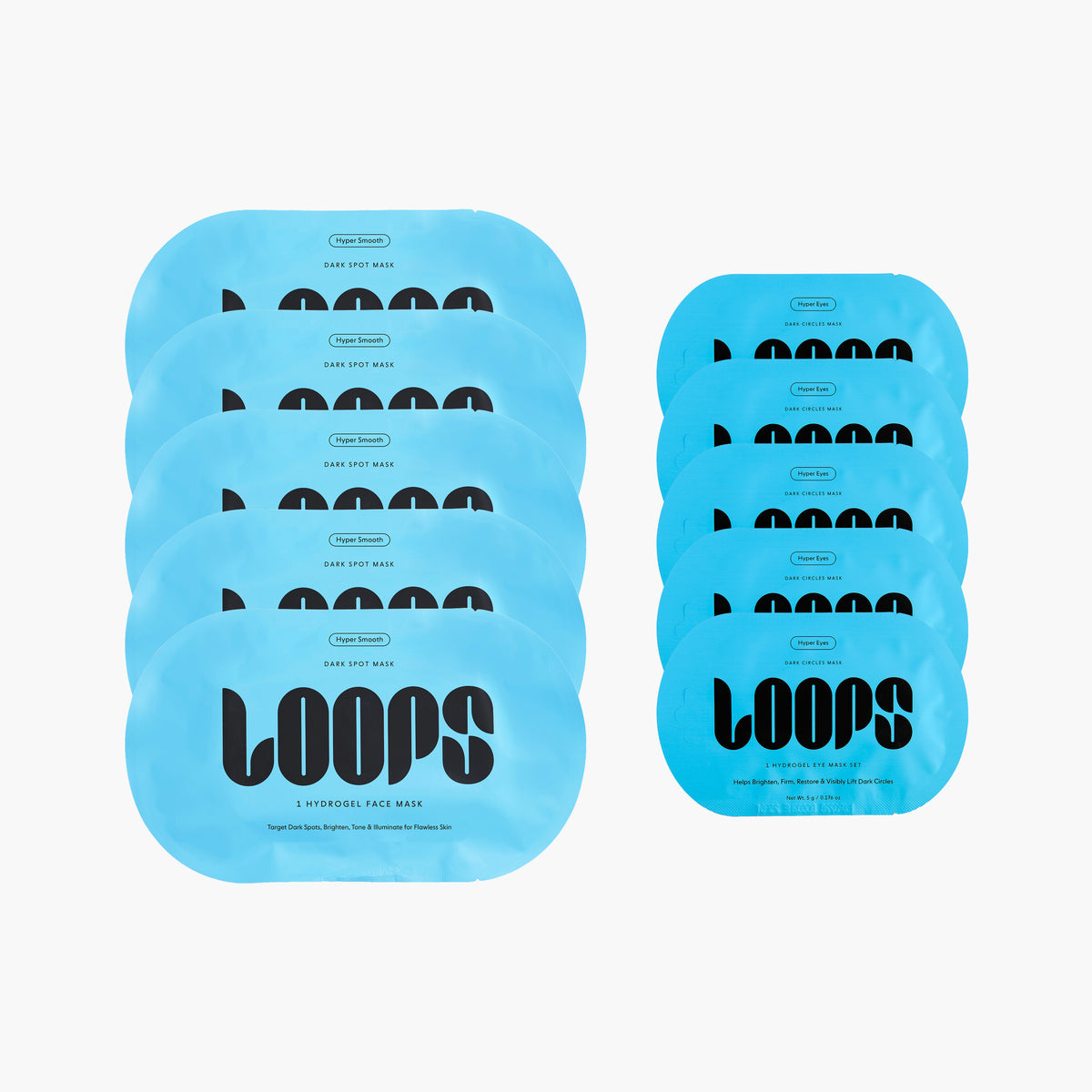 LOOPS Hyper Care On-the-Go | Hydrogel Sheet Masks With Korean ...